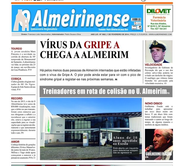 Gripe A chega a Almeirim