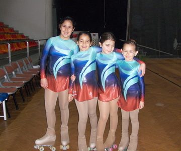 Patinagem artística em ação