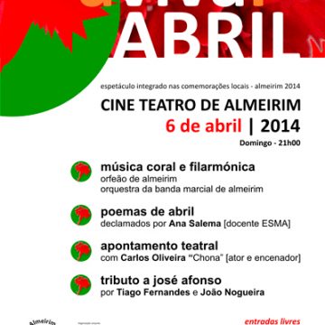 Avivar Abril no Cine Teatro de Almeirim