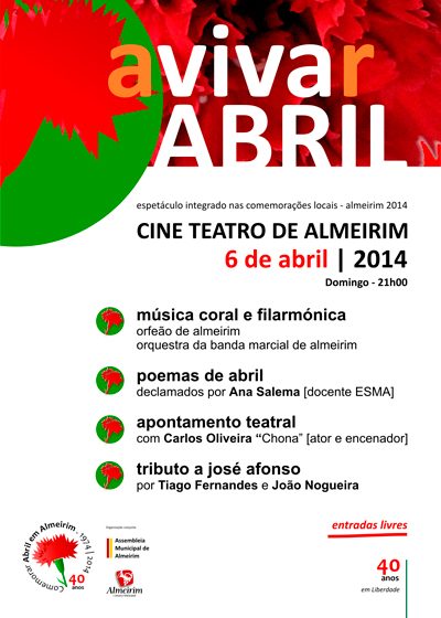 Avivar Abril no Cine Teatro de Almeirim