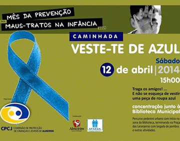 Caminhada para sensibilizar sobre maus tratos