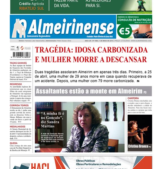 Edição de 1 de maio já nas Bancas