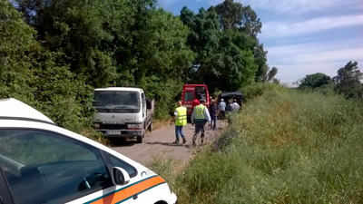 Acidente na Estrada do Campo provoca três feridos Acidente na Estrada do Campo provoca três feridos