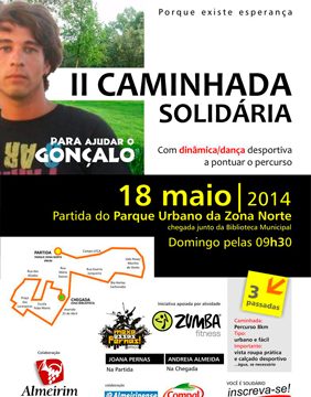 Caminhada a 18 de maio para ajudar o Tofú