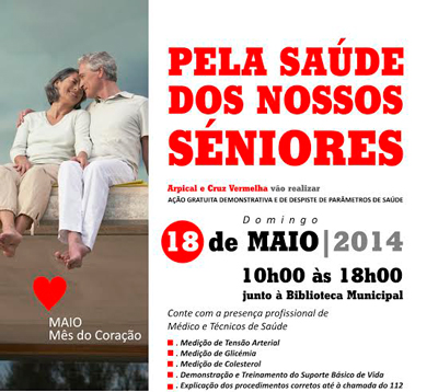 ARPICAL e Cruz Vermelha realizam Rastreios dia 18 de maio ARPICAL e Cruz Vermelha realizam Rastreios dia 18 de maio