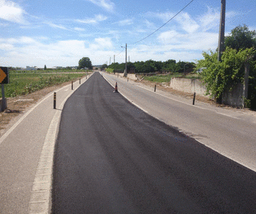 Noticia O Almeirinense: Curva das canas já tem novo piso