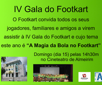 Footkart fecha época com gala