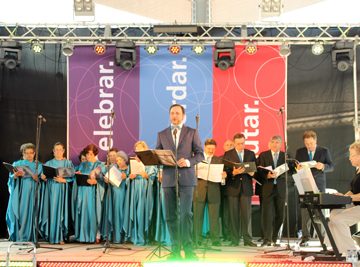Coro de Almeirim no Dia Pela Vida de Santarém Coro de Almeirim no Dia Pela Vida de Santarém