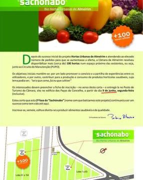 Abertas inscrições para as novas hortas biológicas