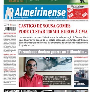 Edição 1 de julho de O Almeirinense já nas Bancas