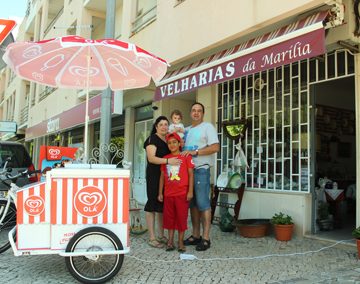 Velharias da Marília e a Bike dos gelados são os novos negócios de Almeirim