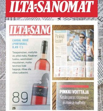 Vinho de Almeirim em destaque na Finlândia
