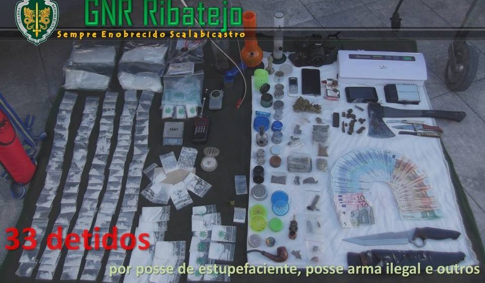 GNR divulga fotos do material apreendido na Calha do Grou