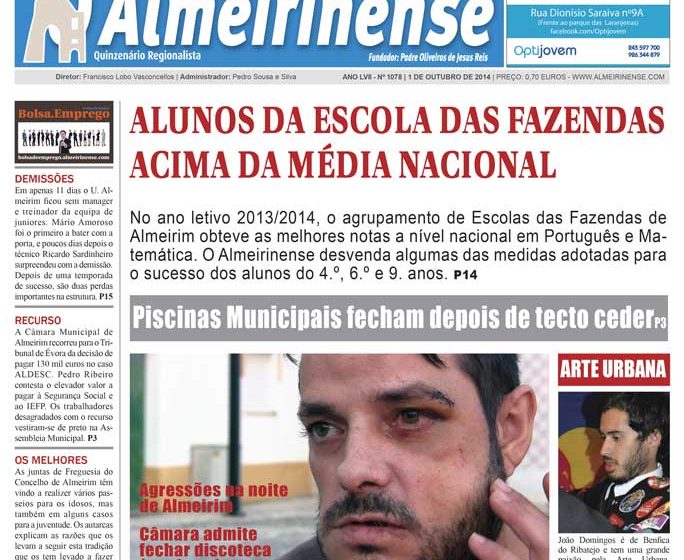Edição de 1 de outubro de O Almeirinense já nas Bancas