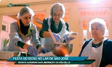 Lar S. José com bolo e música no Dia Mundial do Idoso