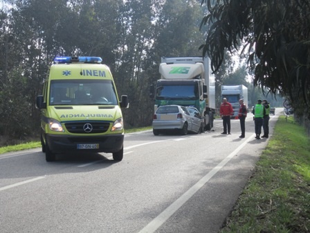 Um morto em acidente no Convento da Serra Um morto em acidente no Convento da Serra