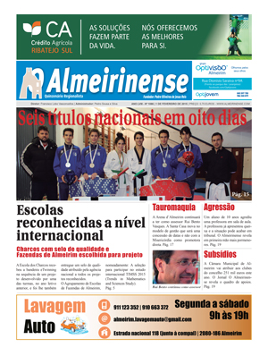 Destaques O Almeirinense 1 de Fevereiro Destaques O Almeirinense 1 de Fevereiro