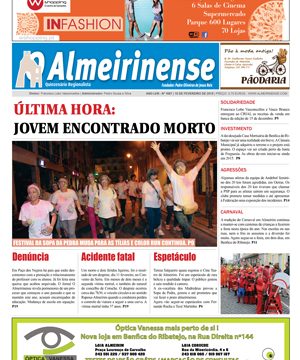 O Almeirinense de 15 de fevereiro já nas bancas O Almeirinense de 15 de fevereiro já nas bancas