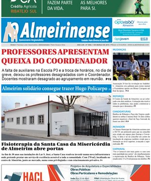 O Almeirinense de 1 de março já nas bancas