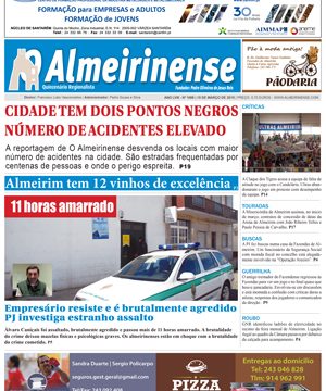 O Almeirinense de 15 de março já nas bancas