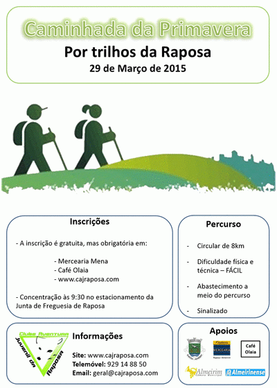 CAJ organiza caminhada