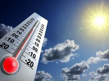 Temperaturas sobem 22 graus em seis dias