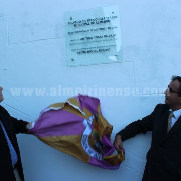 Inauguração relvado sintético Estádio Municipal de Almeirim Inauguração relvado sintético Estádio Municipal de Almeirim