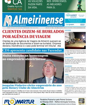 O Almeirinense de 1 de abril já nas bancas
