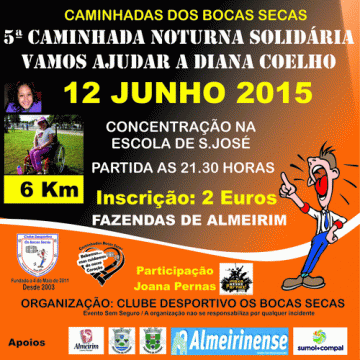 Caminhada a favor de Diana Coelho