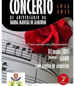 Banda inova com concerto no dia 31