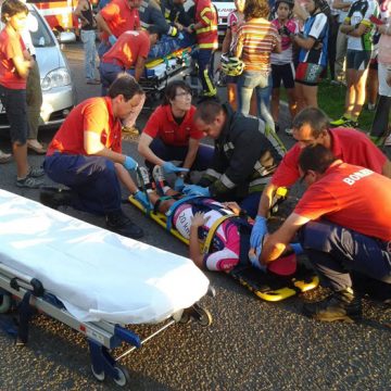 Atletas dos 20km atropeladas. Consequências podiam ser mais graves (VIDEO)