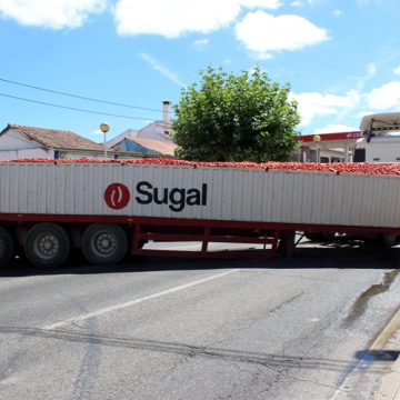 Estrada Nacional cortada em Benfica do Ribatejo