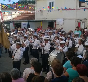 Banda Marcial de Almeirim nas Festa de Nossa de Senhora do Rosário