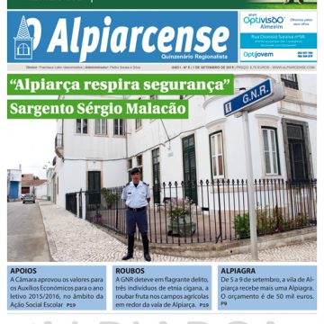 Destaques de O Alpiarcense de 1 de setembro