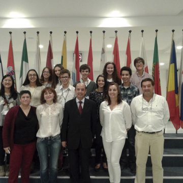 Alunos deputados europeus