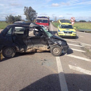 Acidente com ferido grave entre Almeirim e Raposa