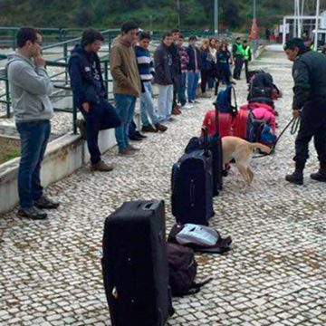 GNR de Apiarça fiscaliza autocarro de finalistas