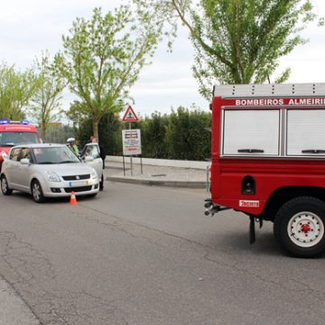 Atropelamento na rua de Coruche