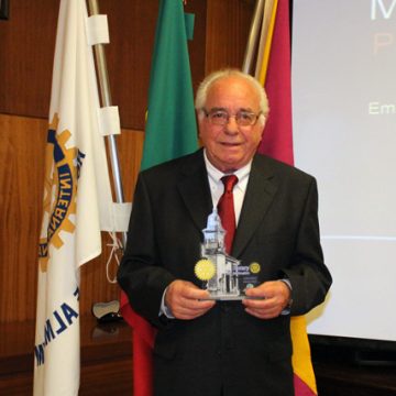Manuel Borges foi homenageado pelo Rotary