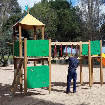 Parques infantis alvo de manutenção preventiva Parques infantis alvo de manutenção preventiva
