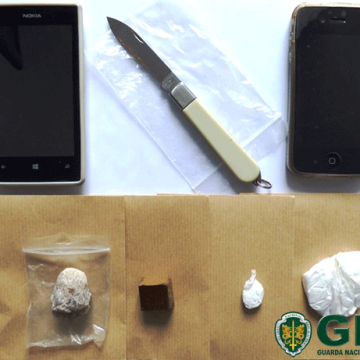Prisão preventiva para suspeito de tráfico de droga em Alpiarça