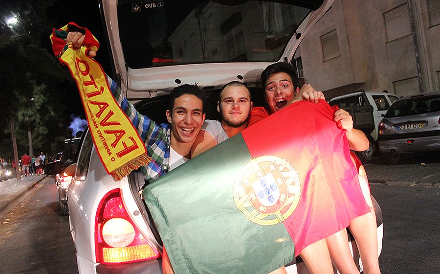 Festa do Campeonato Europeu em Almeirim