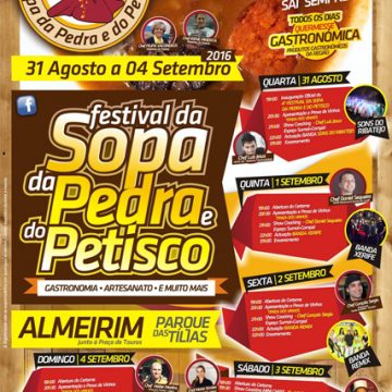 Cartaz do Festival da Sopa e do Petisco fechado Cartaz do Festival da Sopa e do Petisco fechado