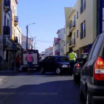 Acidente no centro de Almeirim Acidente no centro de Almeirim