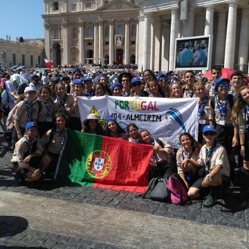 Escuteiros de Almeirim no Vaticano Escuteiros de Almeirim no Vaticano