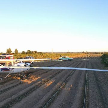 Avioneta aterra de emergência em Alpiarça