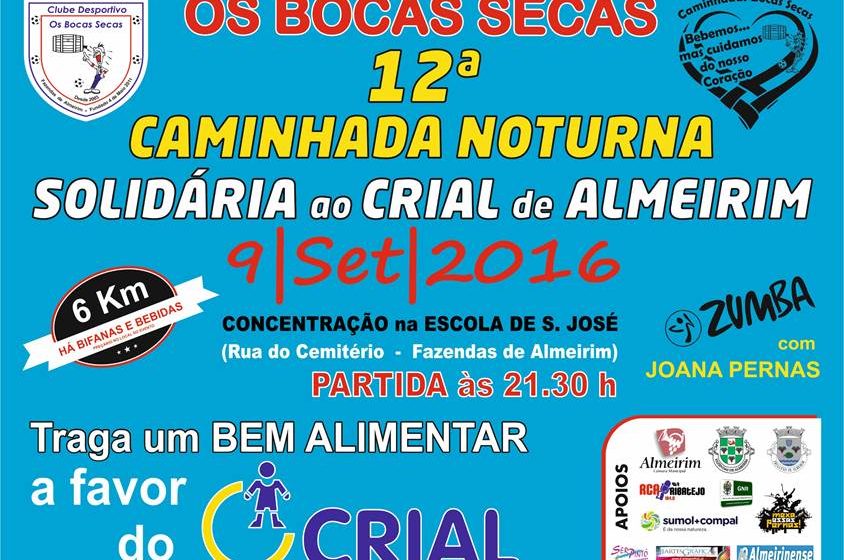 Caminhada noturna solidária