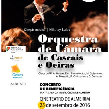 Concerto de beneficência dia 25 setembro