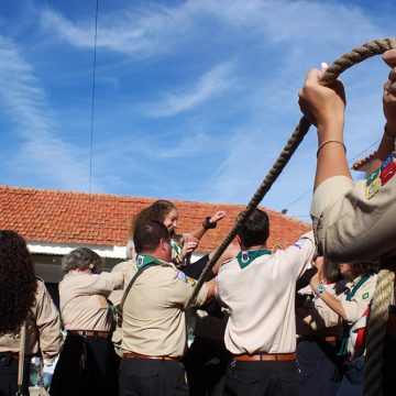 Escuteiros de Almeirim voltam a saltar à corda (c/fotos)