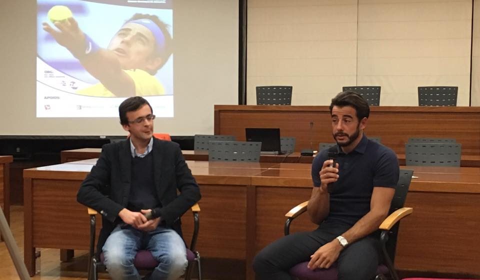 Um dos melhores tenistas portugueses esteve em Almeirim